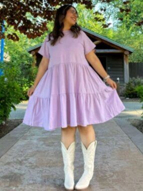 Shiny by Nature Tiered Dress Size XL